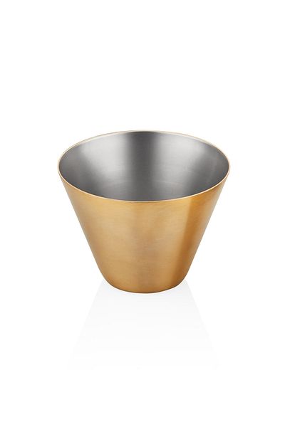 Narin 7 cm Titan Yellow Tapered Snack Bowl