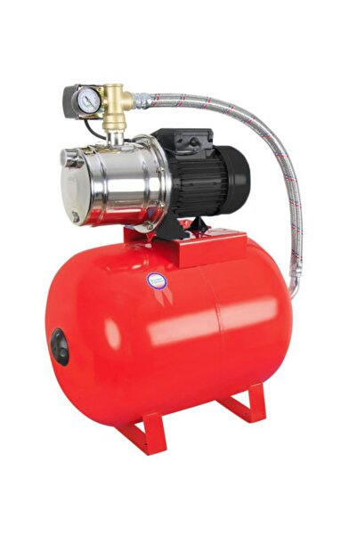 NORTEK POMPA Nortek Jsp Inox Yatık Jet Pompalı Paket Hidrofor (24 Litre Yatık Tanklı)