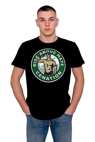 baskwear Tricou unisex de lupte americane John Cena Never Give Up