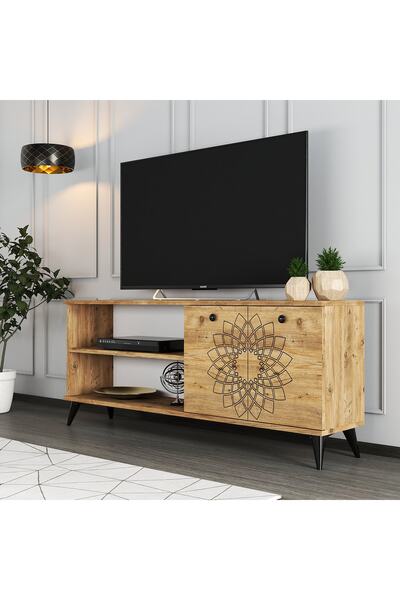Moxen Mobilya Ty3 Desenli Raflı Tv Ünitesi