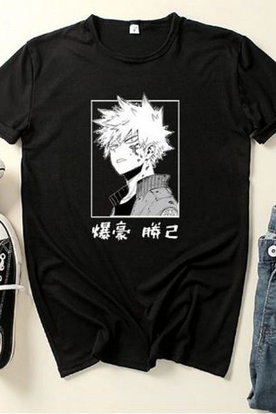 Köstebek Μαύρο μπλουζάκι Anime Unisex
