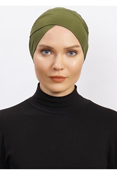 Ecardin غطاء رأس نسائي متقاطع حجاب جاهز غير قابل للانزلاق عمامة حجاب عملي غير...