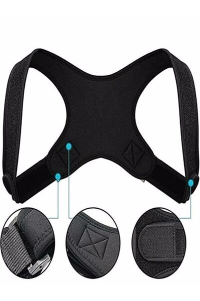 Özasya AVM Anti-Hunchback Sports Upright Posture Corset Waist Shoulder Back Belt Apparatus