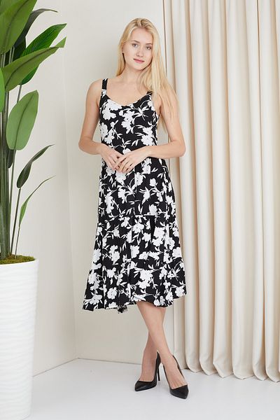 Banadamoda Rochie de damă cu modele florale
