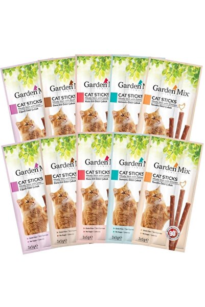 Gardenmix Garden Mix 10 Paket Stick Kedi Ödülü 30*5 Gr