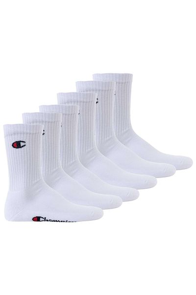 Champion Unisex-Socken, 6 Paar – Crew-Socken Basic