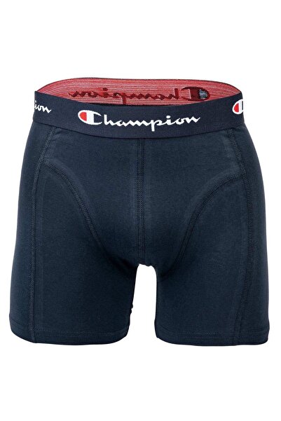 Champion Herren Boxershorts, 2er Pack - Baumwolle, Logobund, einfarbig