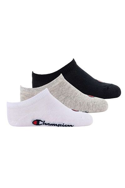 Champion Kinder-Socken, 3er-Pack – Sportschuhe, einfarbig