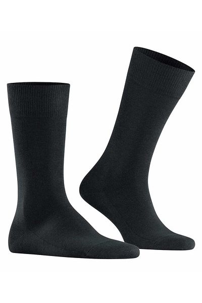 FALKE Herren Socken – Family SO, Uni Baumwollmischung Versatile Strümpfe