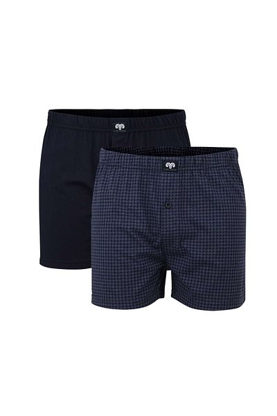 Ceceba Herren-Shorts, 2er-Pack – Boxershorts, Basic, Baumwolle, Single Jersey, M-3XL