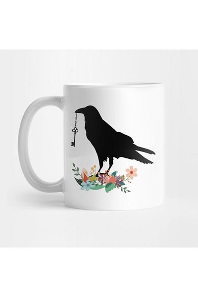 Pixxa Crow Mug Cup