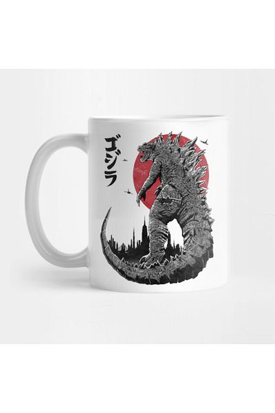 Pixxa Godzilla Mug