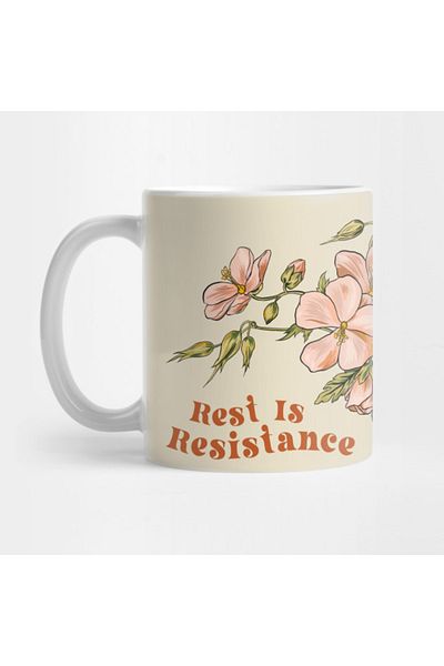Pixxa Rest Is Resistance Mug