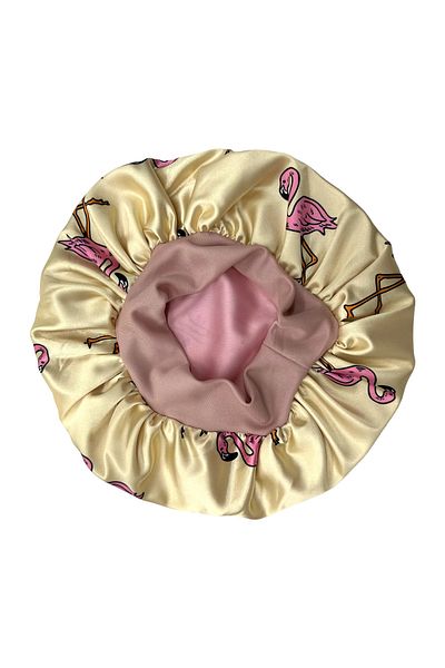 pistore Satin Bonnet Sleeping Cap for Curly Hair