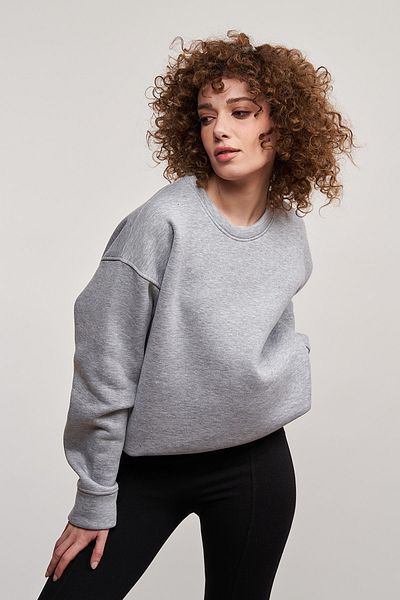 MBEY1989 Mbey Oversize светлосив суитшърт - унисекс