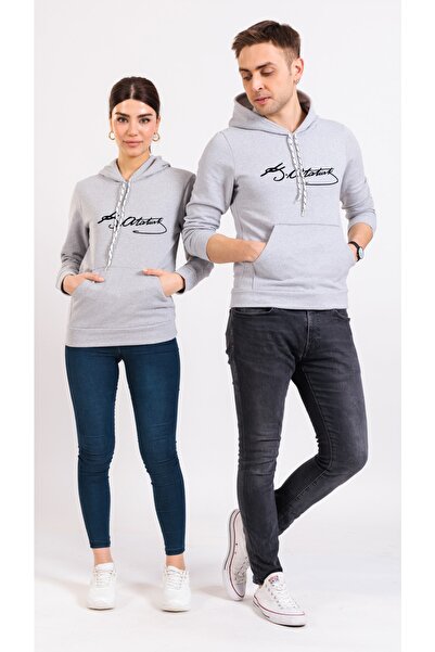 Yasolin Unisex šarena majica sa potpisom Kemala Ataturka Sa kapuljačom za lju...