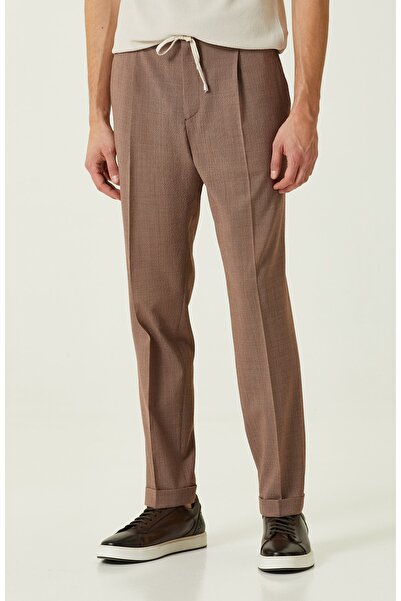 Network Turuncu Desenli Pantolon