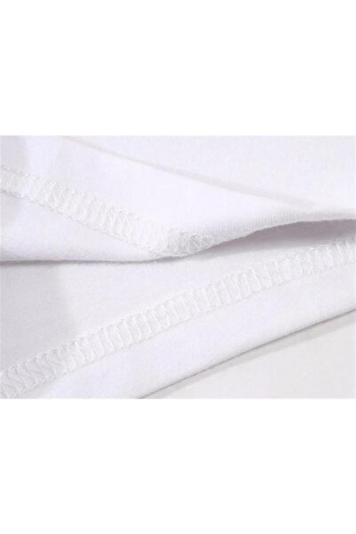 Touz ένδυμα zolid - Gothic White Crop Top, Purple Butterfly Printed