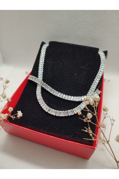 Aura Aksesuar Su Yolu Çelik Kolye Bileklik Takımı