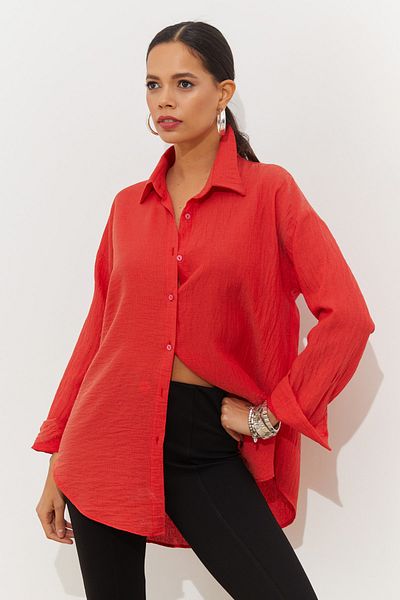 Cool & Sexy Shirt - Red - Regular fit