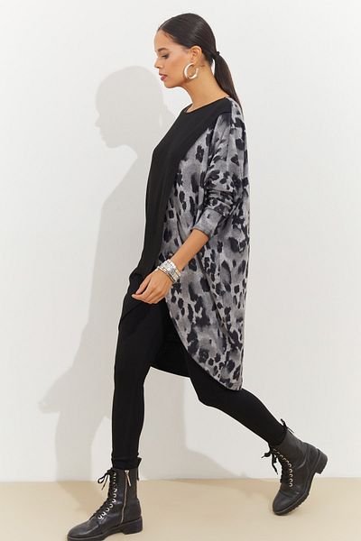 Cool & Sexy Tunika - Grau - Regular Fit