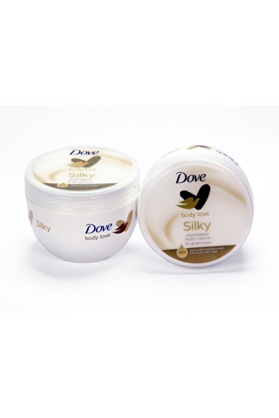 Dove Body Love Silky Besleyici Vücut Kremi 300 Ml X2
