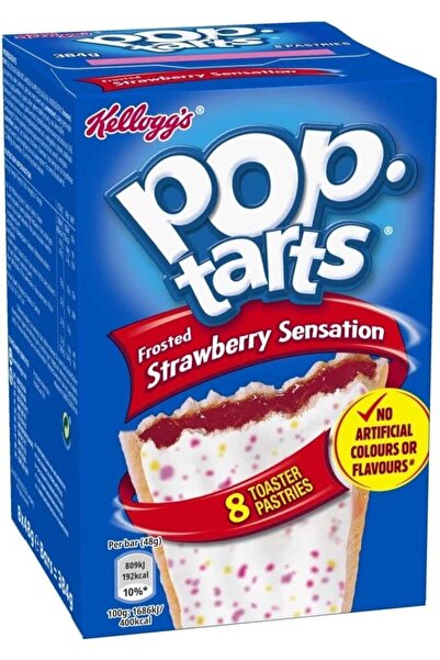 Kellogg's Pop Tarts Strawberry Sensation 8 Adet 384 Gr