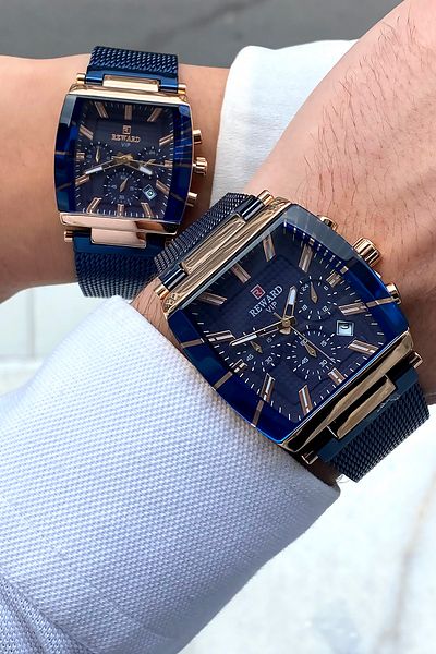 Reward Original Brand Waterproof Steel Lover Couple Watch Boxed