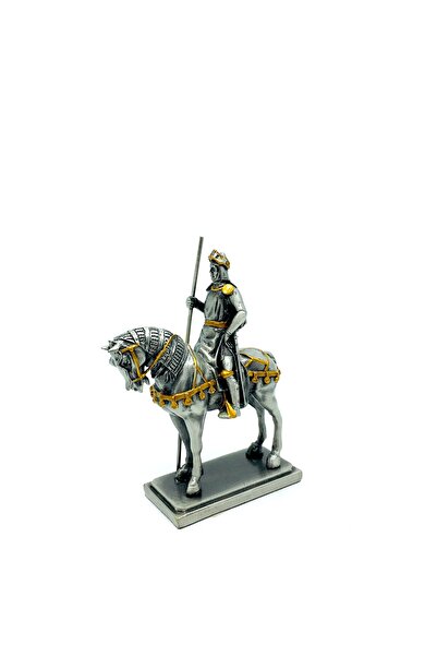 Tüterler Kurşun Asker Orta Çağ Atlı Ve Mızraklı Şövalye | Koleksiyonluk Model Asker | Küçük Insan Figürleri