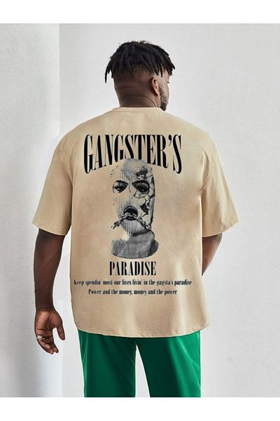Machetta Μπλουζάκι Gangster's Paradise Printed Oversize Crew Neck