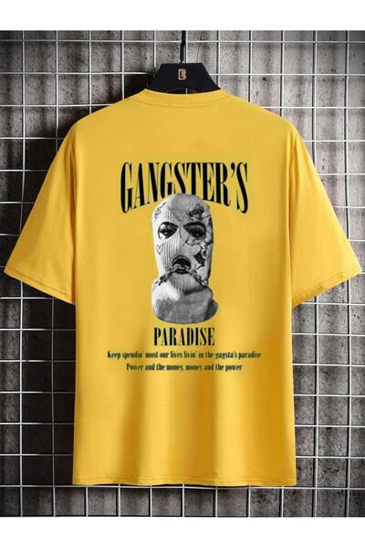 Machetta Gangster's Paradise Printed Oversize Crew Neck T-shirt