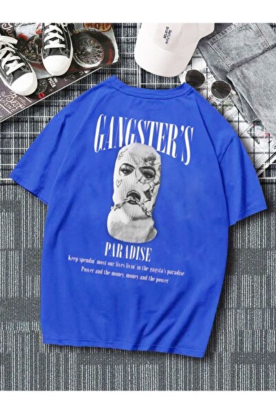 Machetta Μπλουζάκι Plus Size Gangster's Paradise Printed Oversize Crew Neck