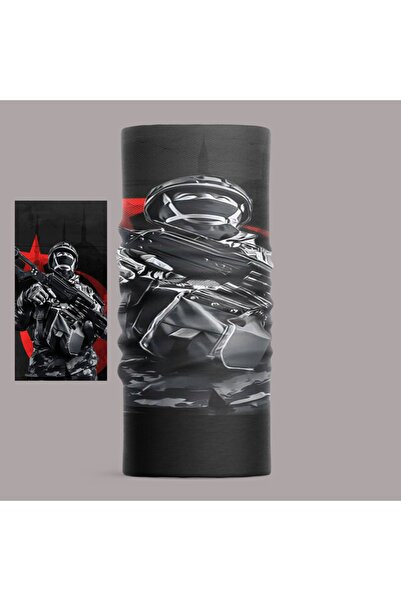 Buffalo طوق رقبة خارجي متعدد الأغراض بتصميم عسكري تركي للجنسين من الصوف