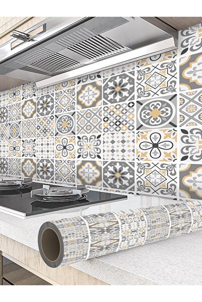 TIKLAYAKALA Tezgah Arası, Fayans, Yapışkanlı Folyo Kaplama, Sticker