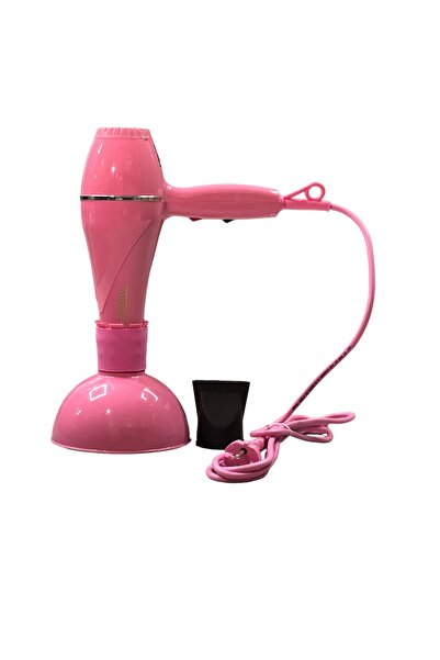 POWERTEC TR-501+Renkli Hacimlendirici Difüzör Başlıklı Profesyonel Saç Kurutma ve Fön Makinesi Pembe Renk