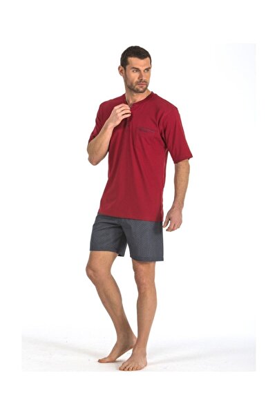 Pierre Cardin 5 li Uzun  Şortlu Pijama Robdöşambır Damat Çeyiz Seti 5560