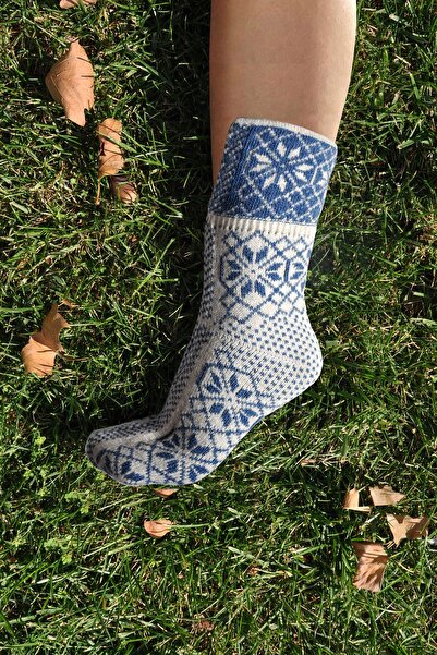 Yünsan Retro Yün Çorap