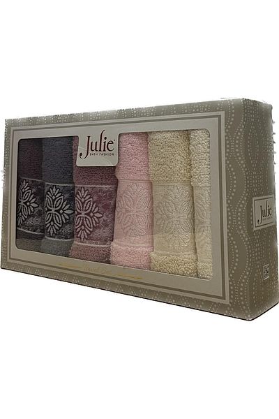 Julie Vip Cotton 30 X 50 cm Regina με 6 πετσέτες κουτί