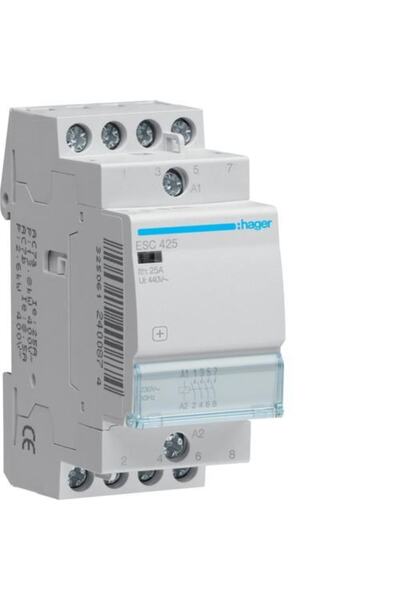 HAGERTY Hager Contactor Uyumlu 25a 4no 230v
