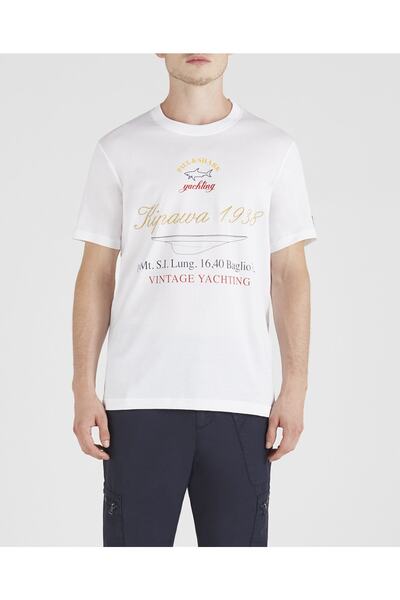 PAUL&SHARK Чоловіча футболка з вузликами Cw бавовна