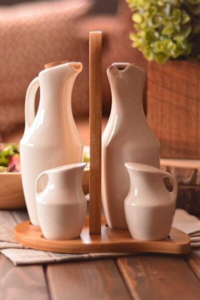 Bambum Tile Yağlık Sirkelik Tuzluk Biberlik