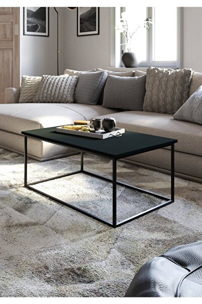 KODIGU Martina Orta Sehpa | Siyah | 90x60x40 Cm