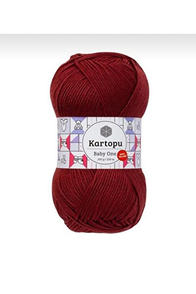 Kartopu Baby One 5 Pieces Hand Knitting Thread K1105 Red