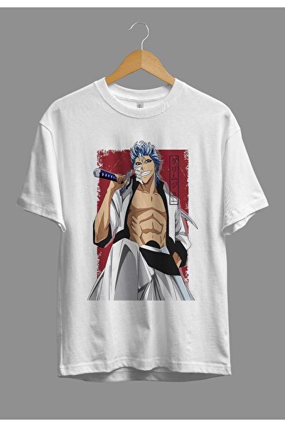 ZOKAWEAR Tricou anime cu design personalizat Bleach Grimmjow