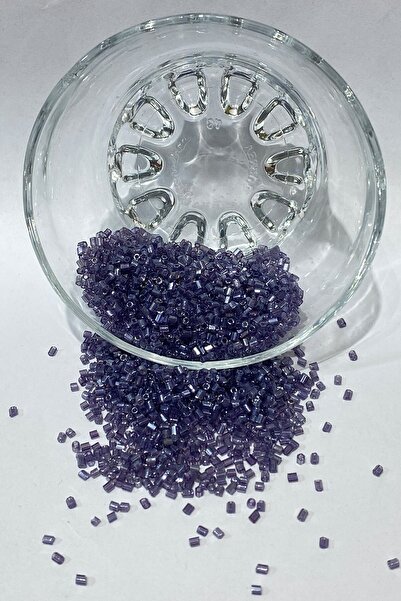 FdayAksesuar Tamnoljubičaste rezane perle 50 gr – Perle