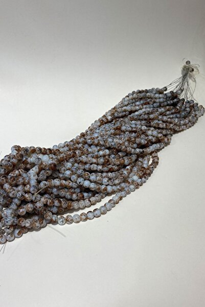 FdayAksesuar Niz staklenih perli smeđe-sive Sa deznom Niz staklenih perli 1 n...