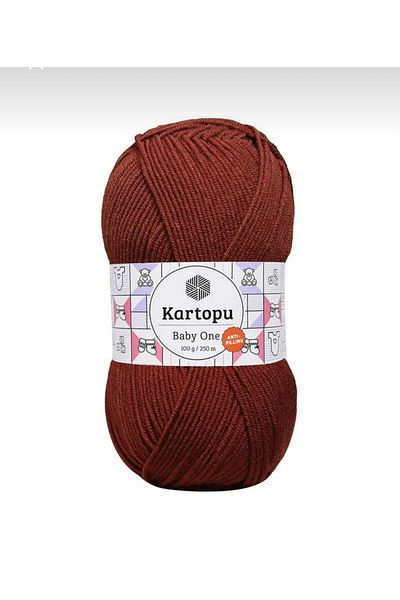 Kartopu Baby One 5 Pieces Hand Knitted Thread K832 Tile