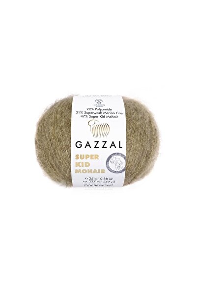 Gazzal Super Kıd Mohaır Kışlık El Örgü Ipleri_renk: 64406