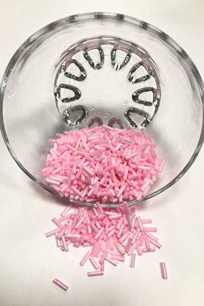 FdayAksesuar Видове мъниста Розово тръбче 5 мм – Мънисто