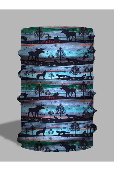 LU&MA Landscape Patterned Neck Collar - Paphos